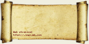 Jefimija Adamac vizit kartica